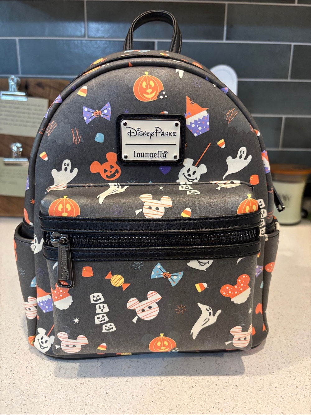 Disney Parks Loungefly Halloween Mini Backpack NWT